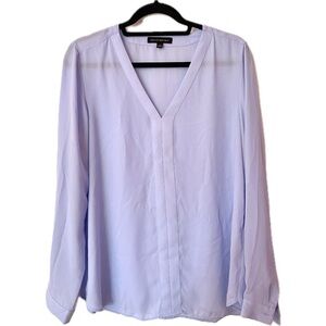 Banana Republic periwinkle blue crepe blouse